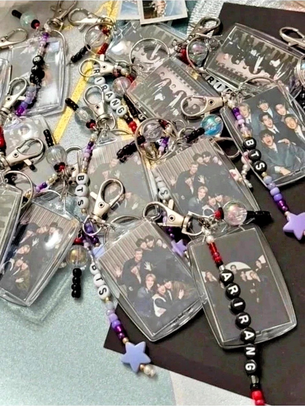 BTS Photo Keychain - Picture 5 of 6